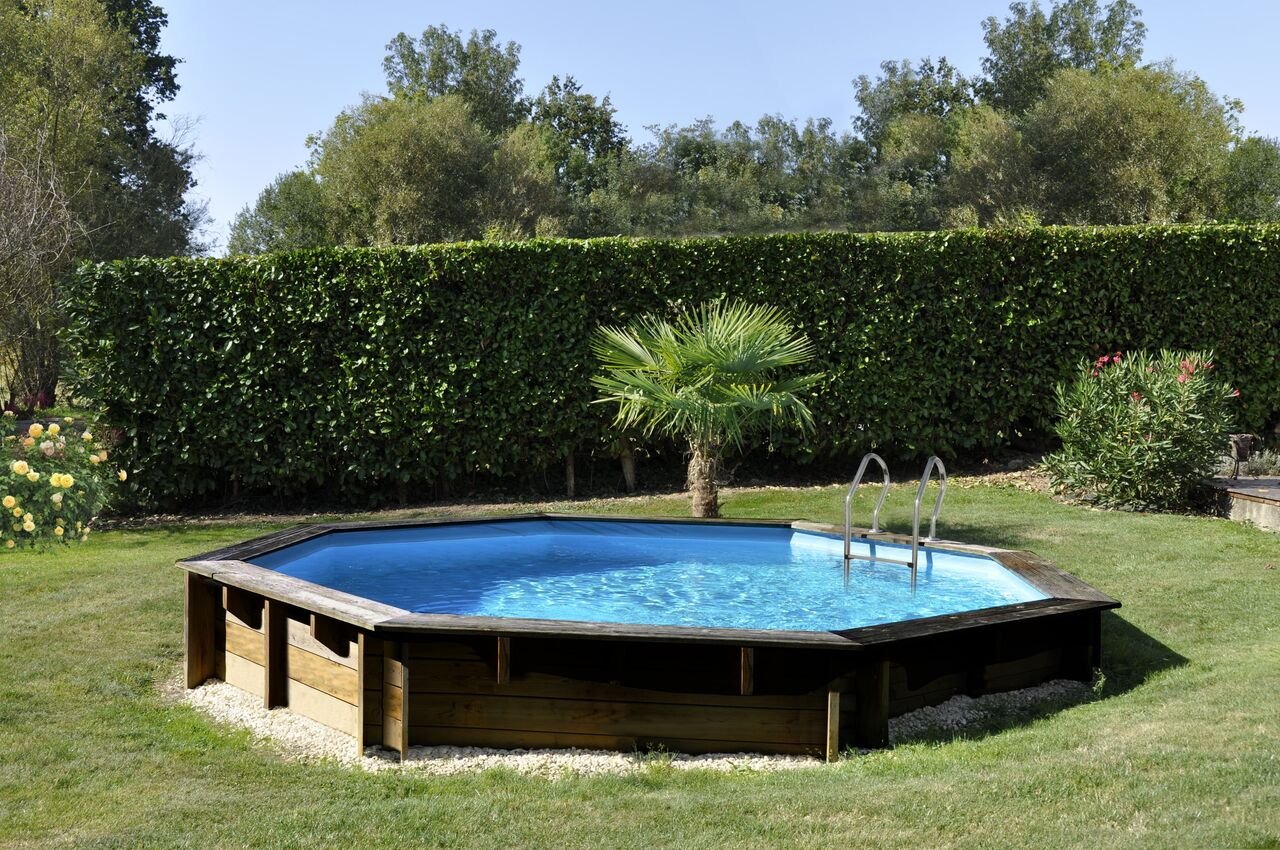 Piscina de madera redonda Violette 2 - Ø500x127 cm 4 Piscina de madera GRE Violette 2