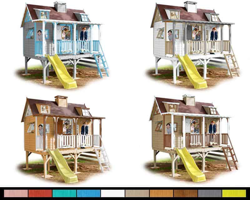 Casita infantil de madera Super Florida – 8,2 m2 4 Casita infantil de madera Super Florida 8,2 m2